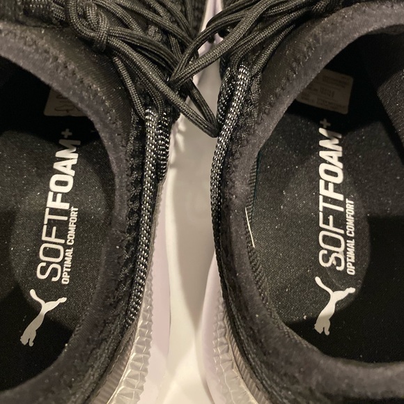 EUC Puma Black Soft Foam Athletic Shoes/Sneakers, 7.5 - Picture 5 of 8